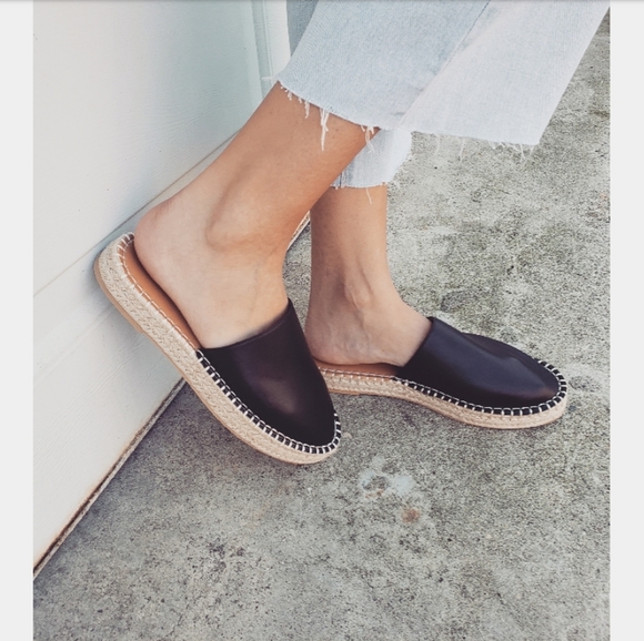 🚨END OF SUMMER SALE// Black mule espadrille - Picture 4 of 6